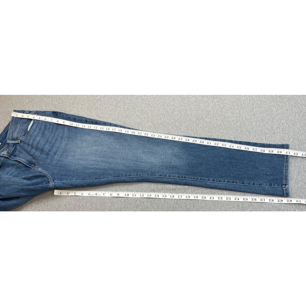 Levis Jeans Women 14M (32x30) Blue Cotton Blend Stretch Signature Straight - Picture 8 of 8